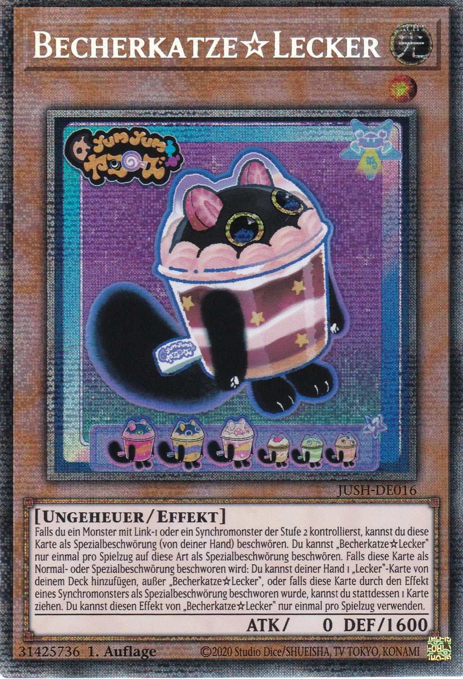 BecherkatzeLecker - JUSH-DE016 - Starlight Rare - Deutsch - 1. Auflage - Justice Hunters