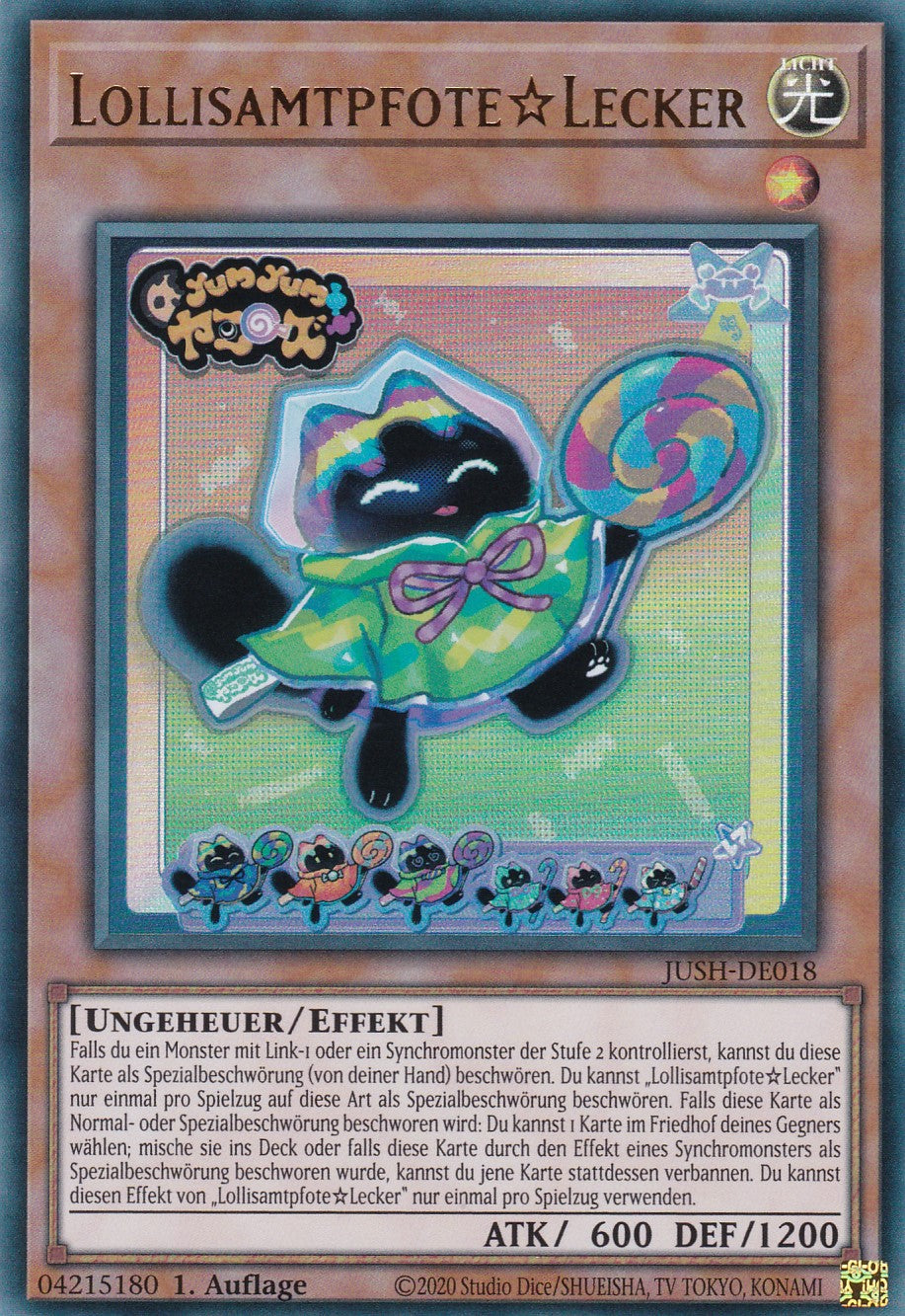 LollisamtpfoteLecker - JUSH-DE018 - Ultra Rare - Deutsch - 1. Auflage - Justice Hunters