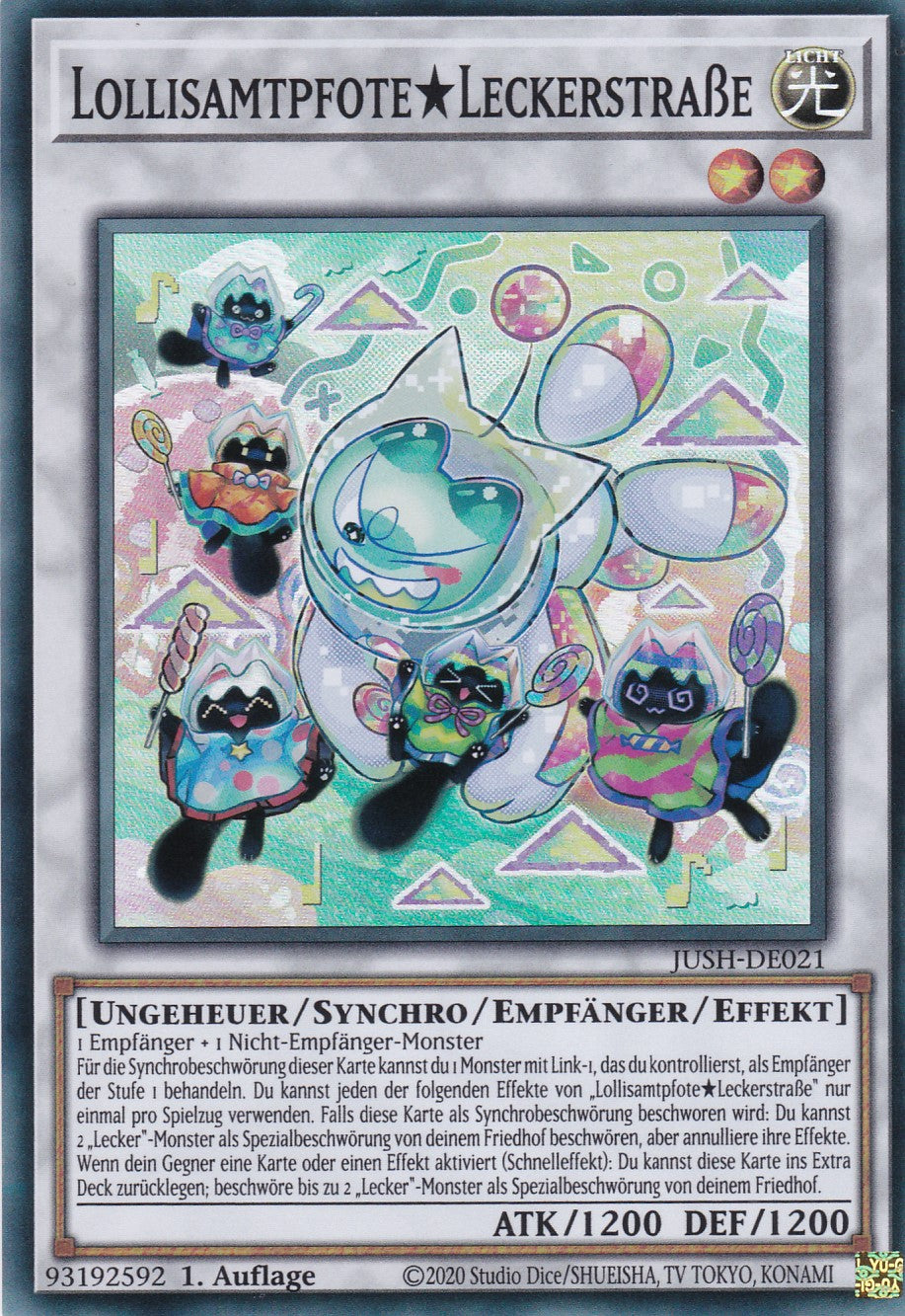 LollisamtpfoteLeckerstraße - JUSH-DE021 - Super Rare - Deutsch - 1. Auflage - Justice Hunters