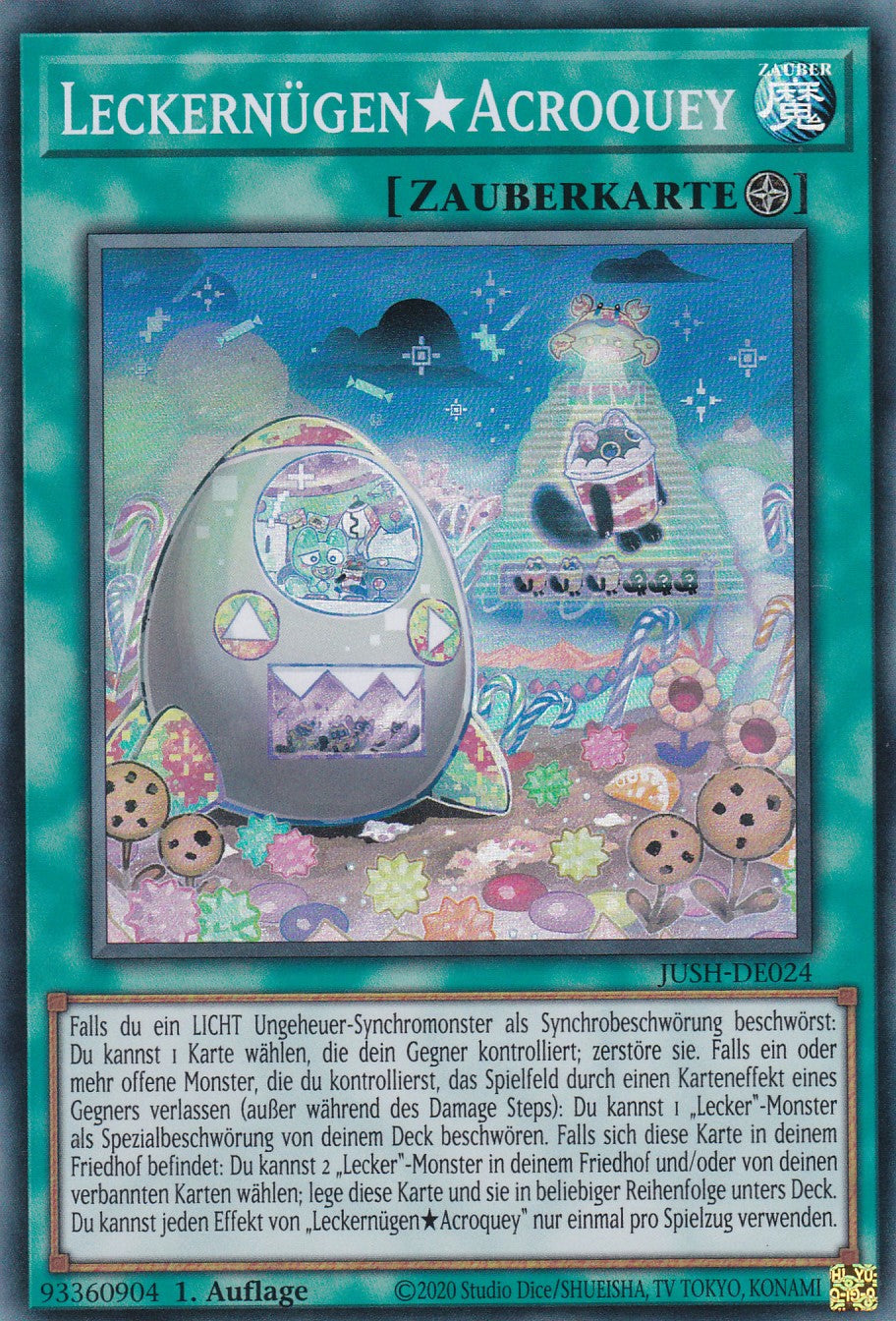 LeckernügenAcroquey - JUSH-DE024 - Super Rare - Deutsch - 1. Auflage - Justice Hunters