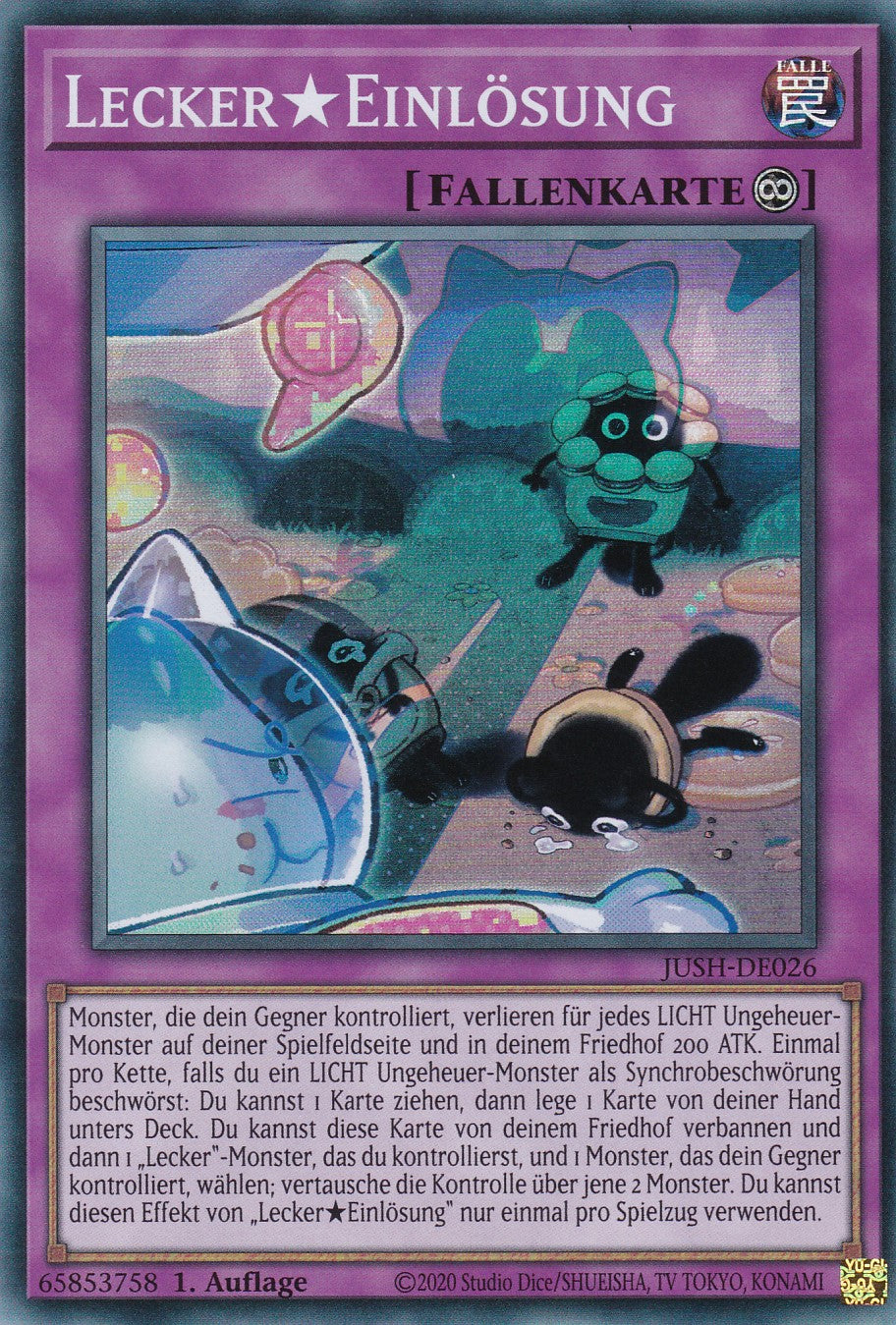 LeckerEinlösung - JUSH-DE026 - Super Rare - Deutsch - 1. Auflage - Justice Hunters