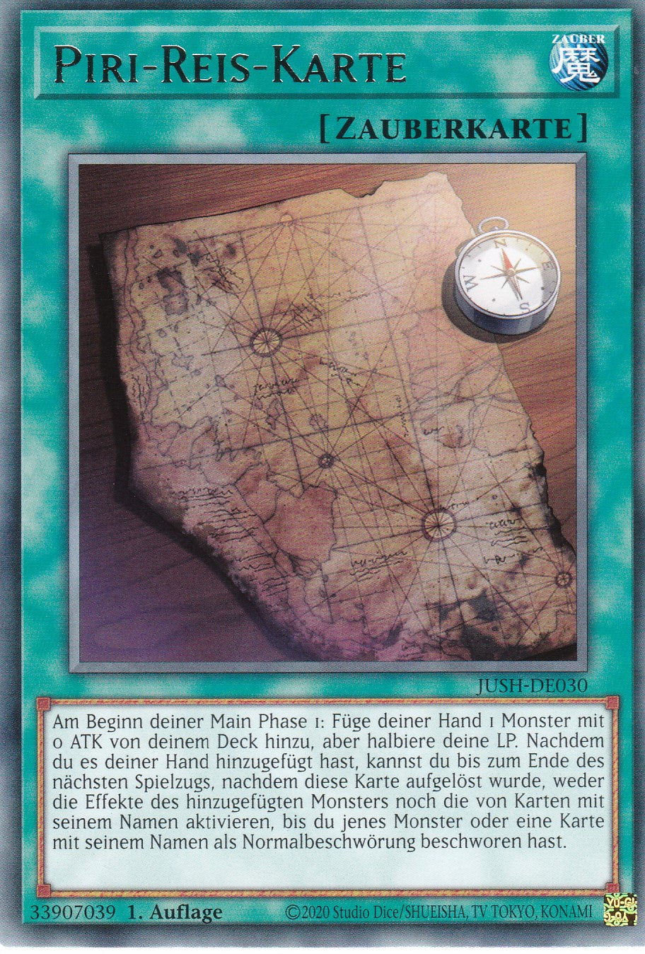 Piri-Reis-Karte - JUSH-DE030 - Rare - Deutsch - 1. Auflage - Justice Hunters