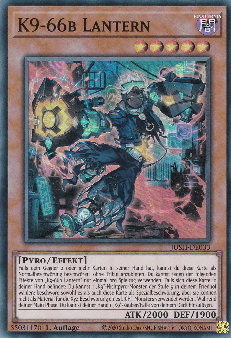 K9-66b Lantern - JUSH-DE033 - Super Rare - Deutsch - 1. Auflage - Justice Hunters