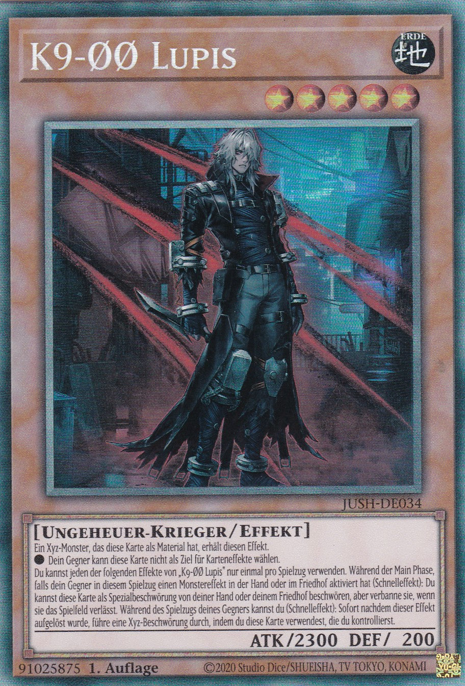 K9-ØØ Lupis - JUSH-DE034 - Collector Rare - Deutsch - 1. Auflage - Justice Hunters