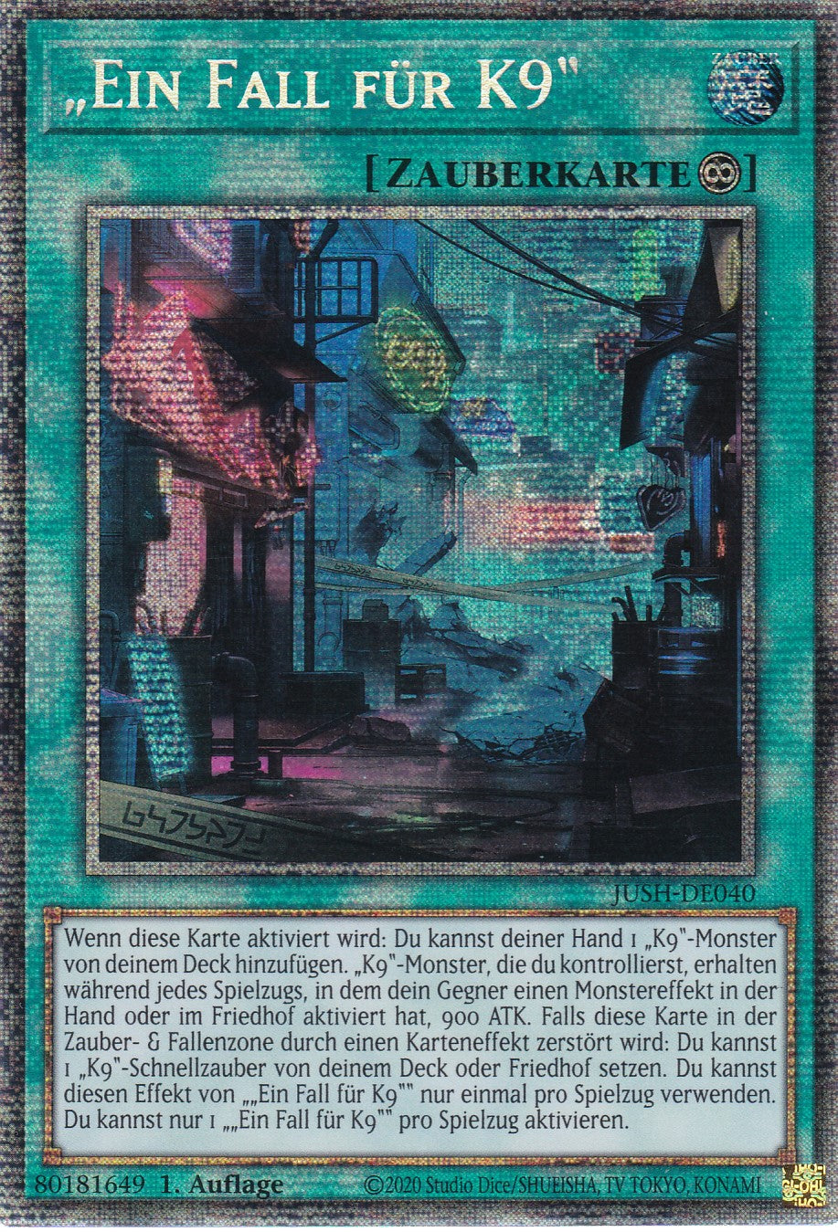 „Ein Fall für K9“ - JUSH-DE040 - Starlight Rare - Deutsch - 1. Auflage - Justice Hunters