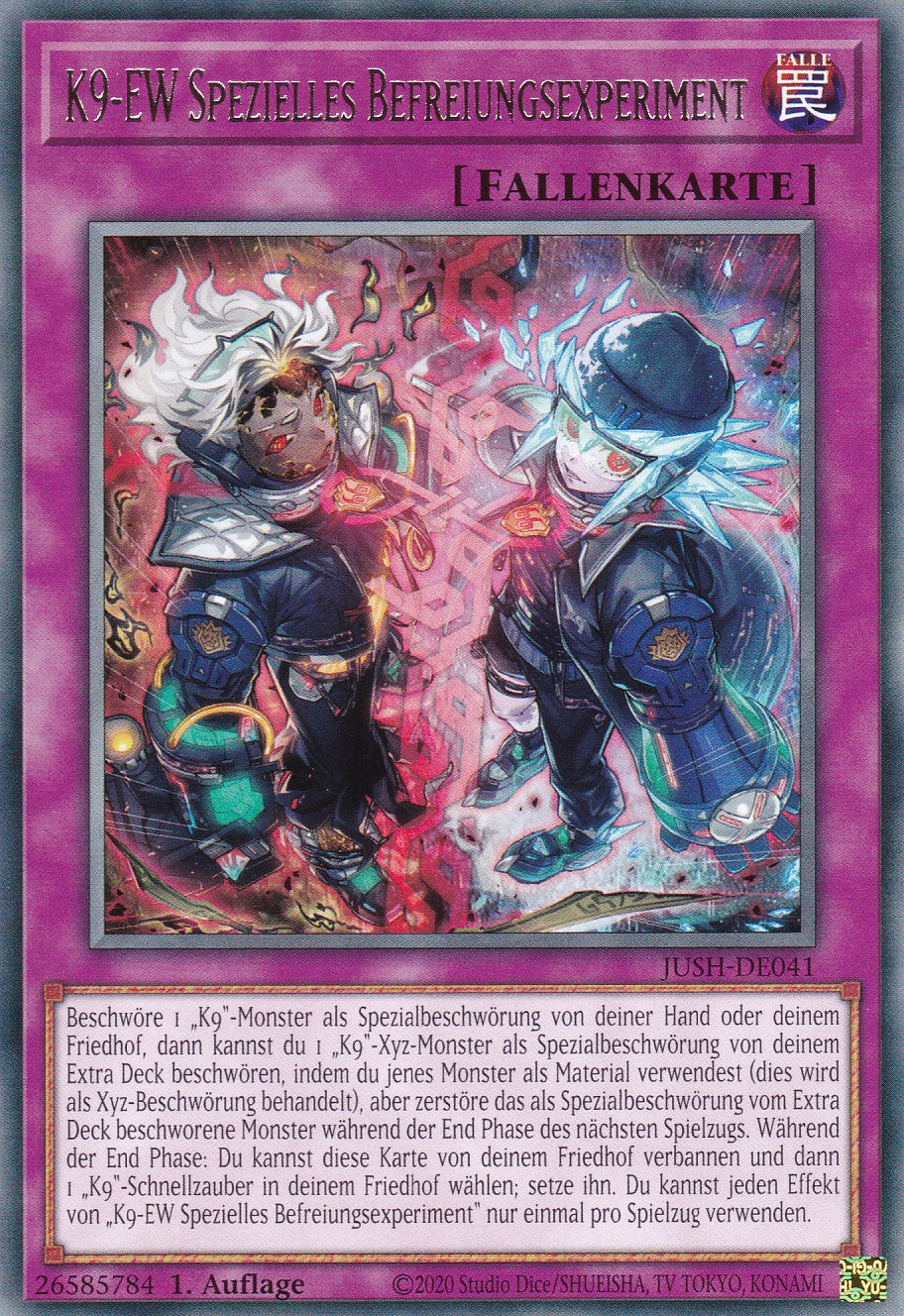 K9-EW Spezielles Befreiungsexperiment - JUSH-DE041 - Rare - Deutsch - 1. Auflage - Justice Hunters