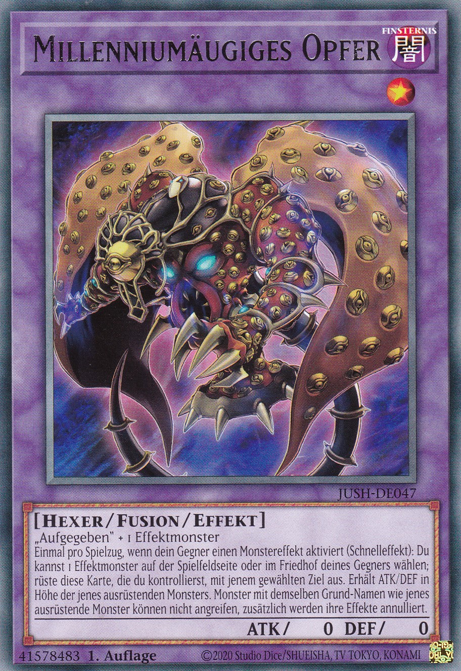 Millenniumäugiges Opfer - JUSH-DE047 - Rare - Deutsch - 1. Auflage - Justice Hunters