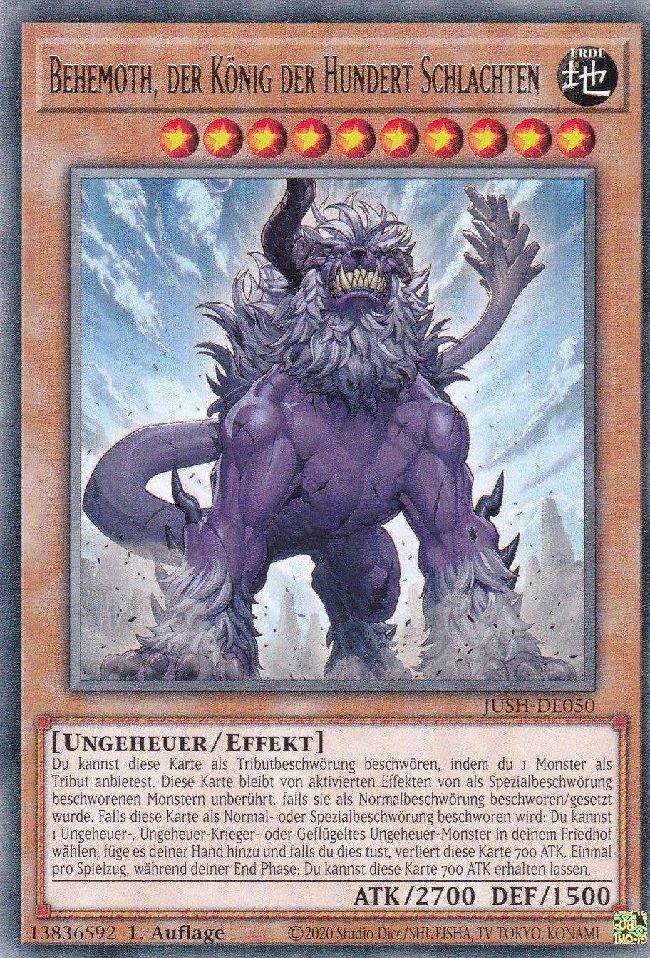 Behemoth, der König der Hundert Schlachten - JUSH-DE050 - Rare - Deutsch - 1. Auflage - Justice Hunters