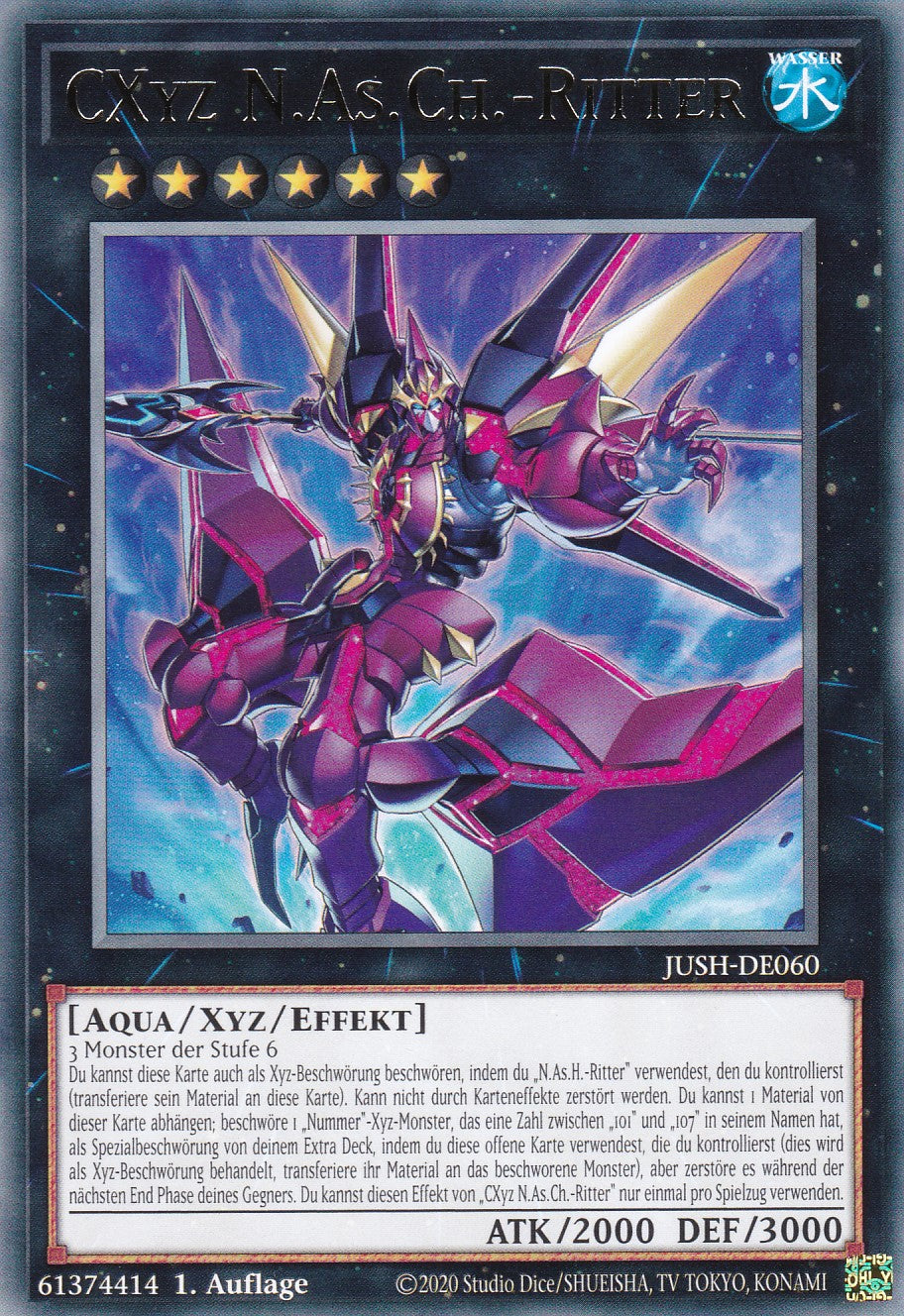 CXyz N.As.Ch.-Ritter - JUSH-DE060 - Rare - Deutsch - 1. Auflage - Justice Hunters