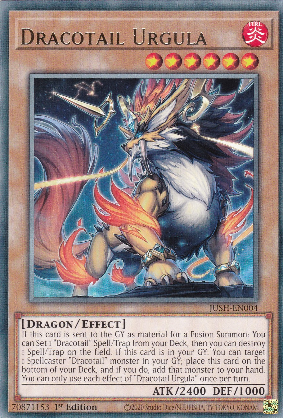 Dracotail Urgula - JUSH-EN004 - Rare - Englisch - 1. Auflage - Justice Hunters