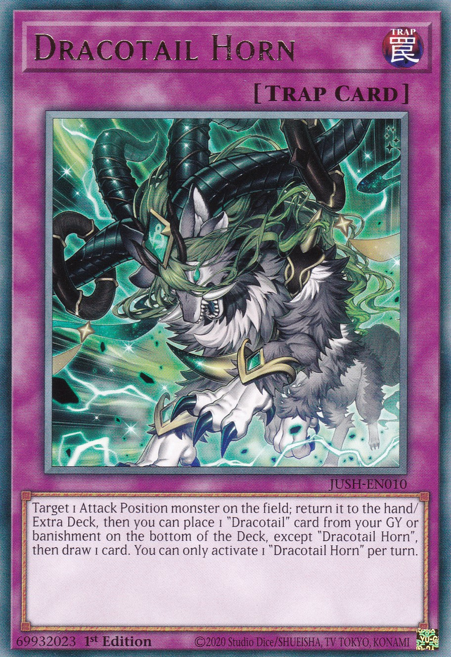 Dracotail Horn - JUSH-EN010 - Rare - Englisch - 1. Auflage - Justice Hunters