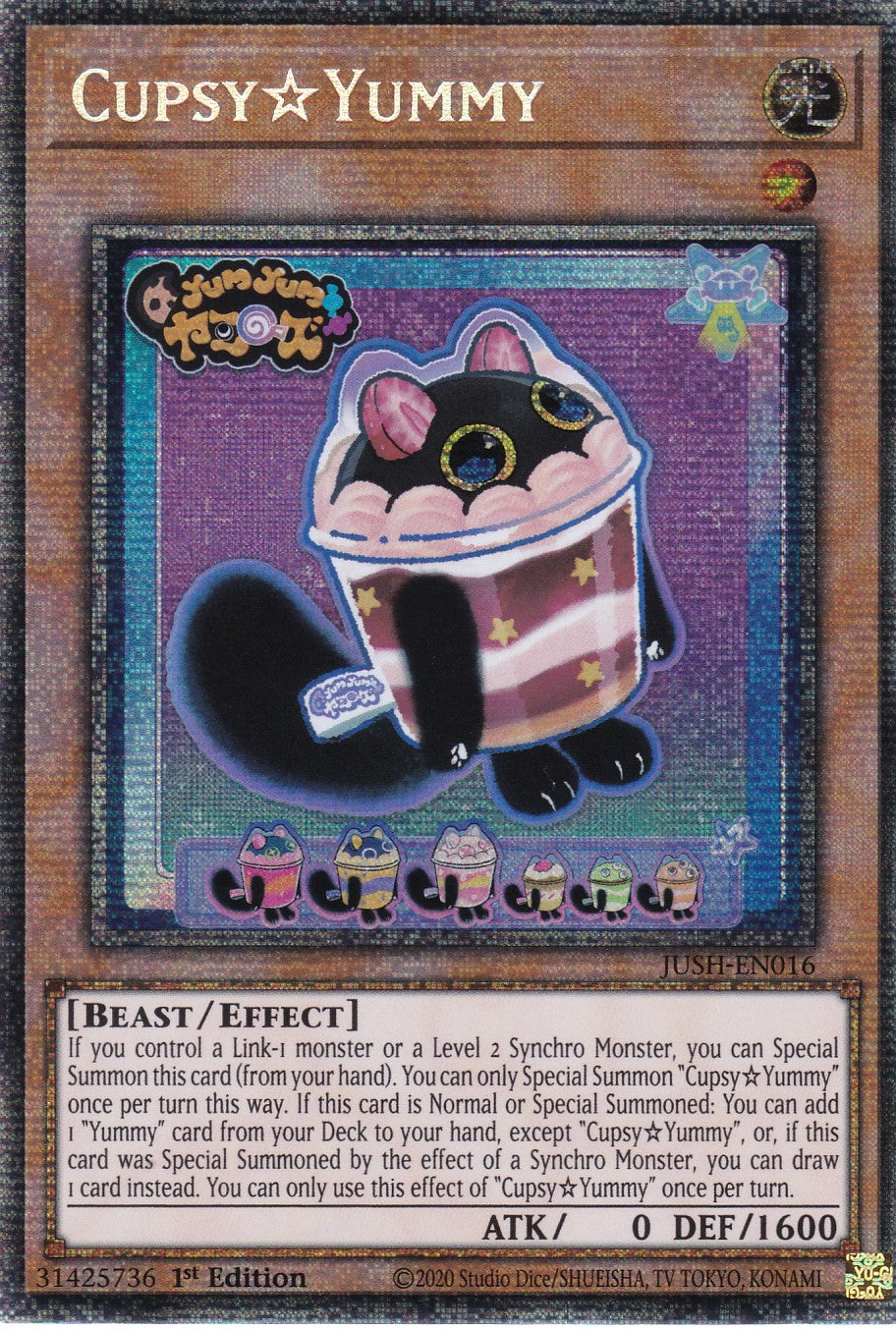 CupsyYummy - JUSH-EN016 - Starlight Rare - Englisch - 1. Auflage - Justice Hunters