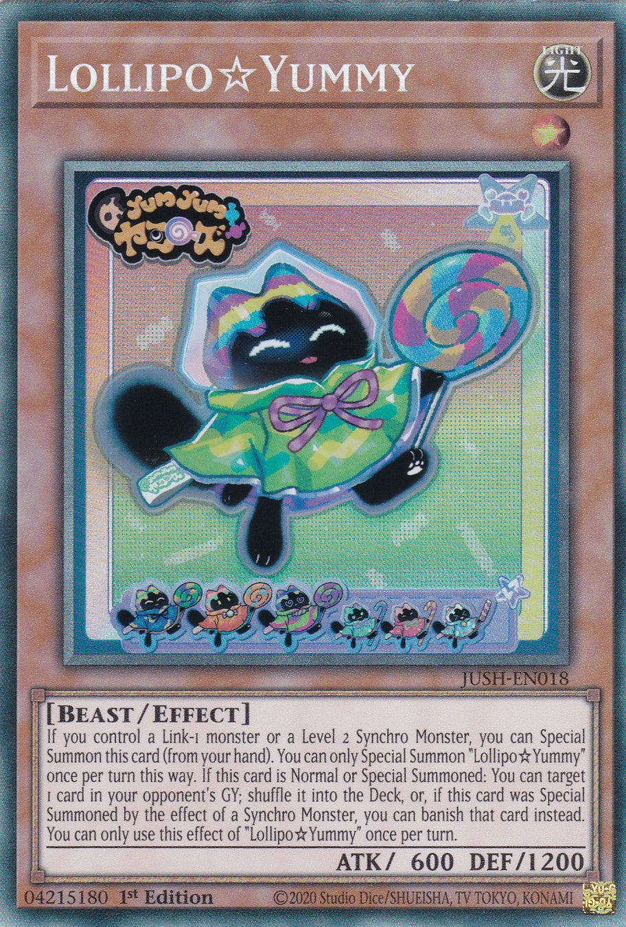 LollipoYummy - JUSH-EN018 - Collector Rare - Englisch - 1. Auflage - Justice Hunters