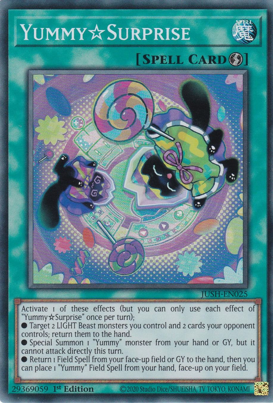 YummySurprise - JUSH-EN025 - Super Rare - Englisch - 1. Auflage - Justice Hunters