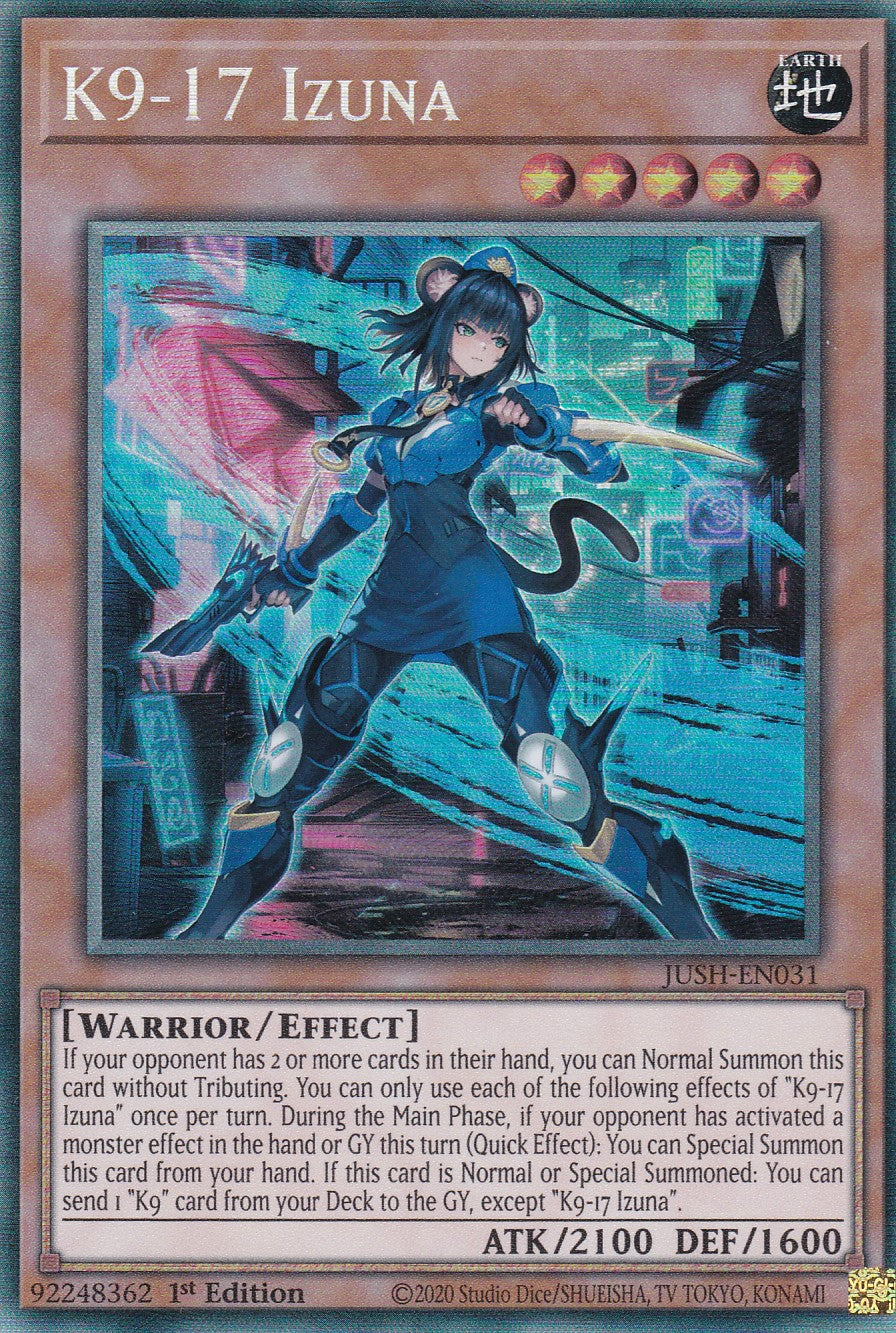K9-17 Izuna - JUSH-EN031 - Collector Rare - Englisch - 1. Auflage - Justice Hunters