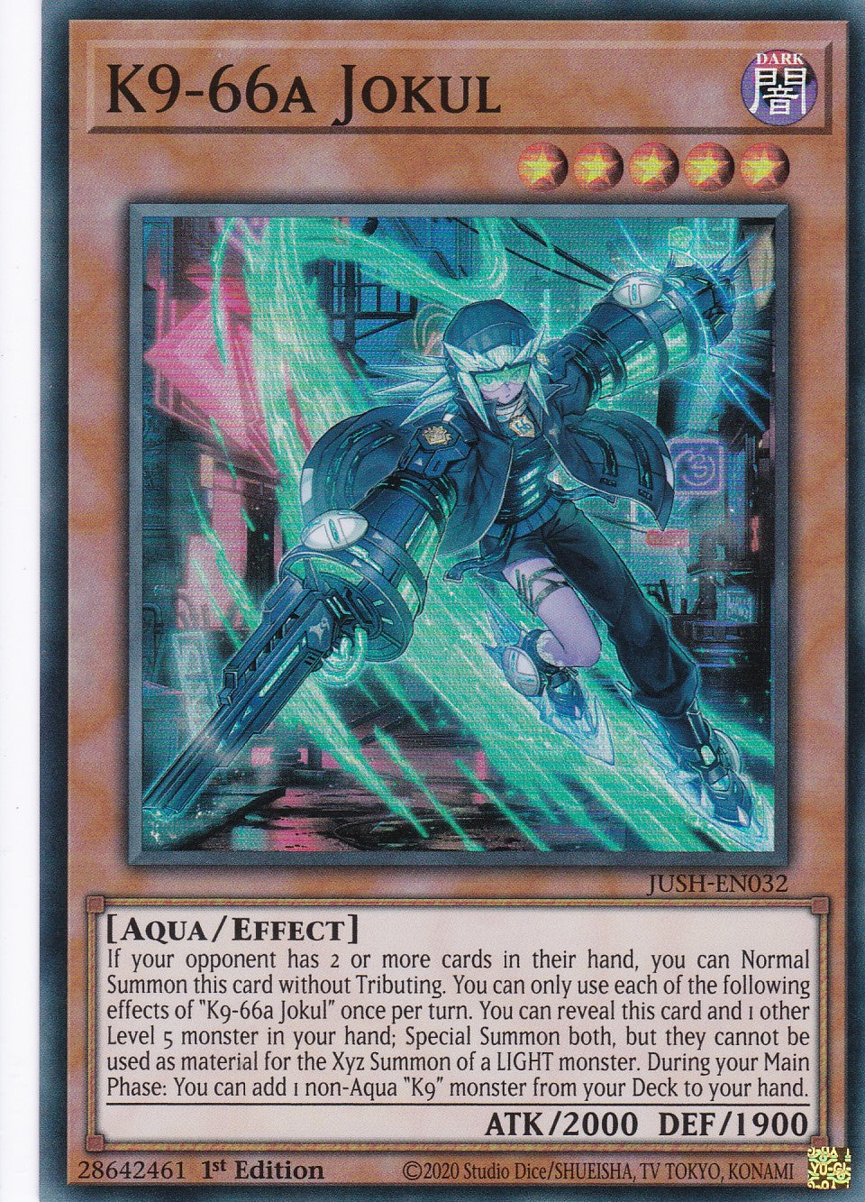 K9-66a Jokul - JUSH-EN032 - Super Rare - Englisch - 1. Auflage - Justice Hunters