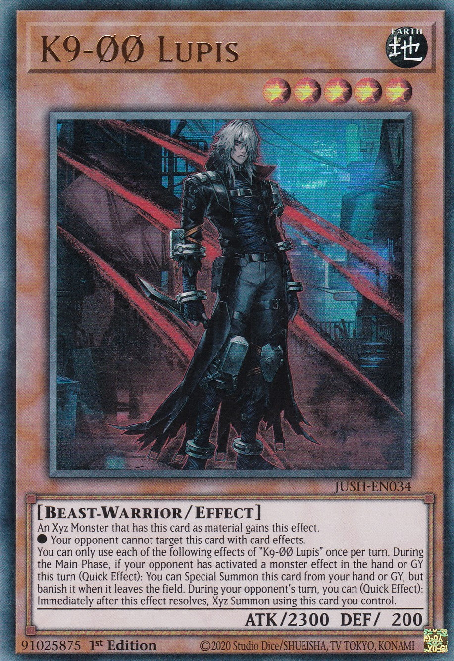 K9-ØØ Lupis - JUSH-EN034 - Ultra Rare - Englisch - 1. Auflage - Justice Hunters