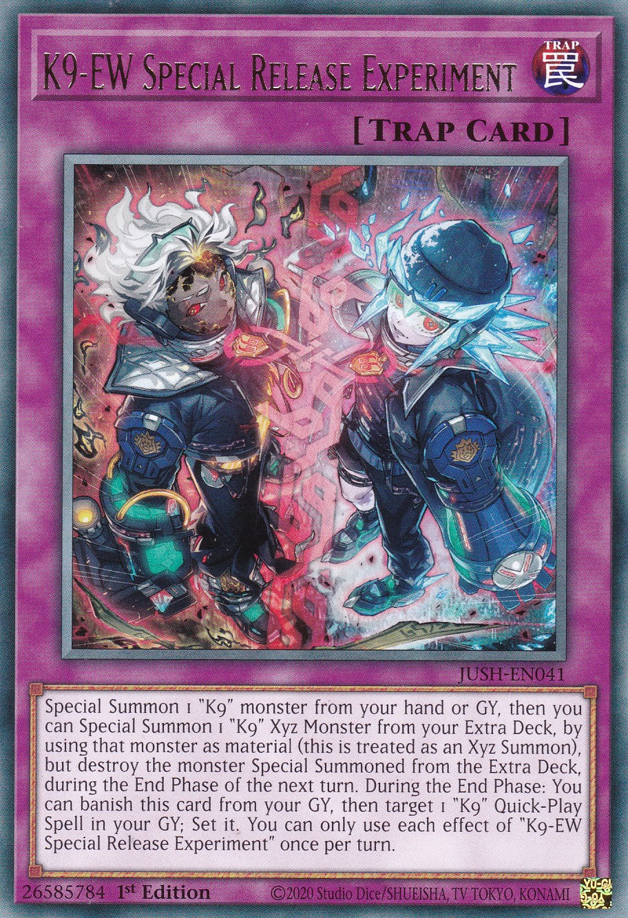 K9-EW Special Release Experiment - JUSH-EN041 - Rare - Englisch - 1. Auflage - Justice Hunters