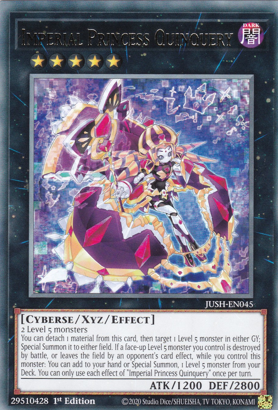 Imperial Princess Quinquery - JUSH-EN045 - Rare - Englisch - 1. Auflage - Justice Hunters