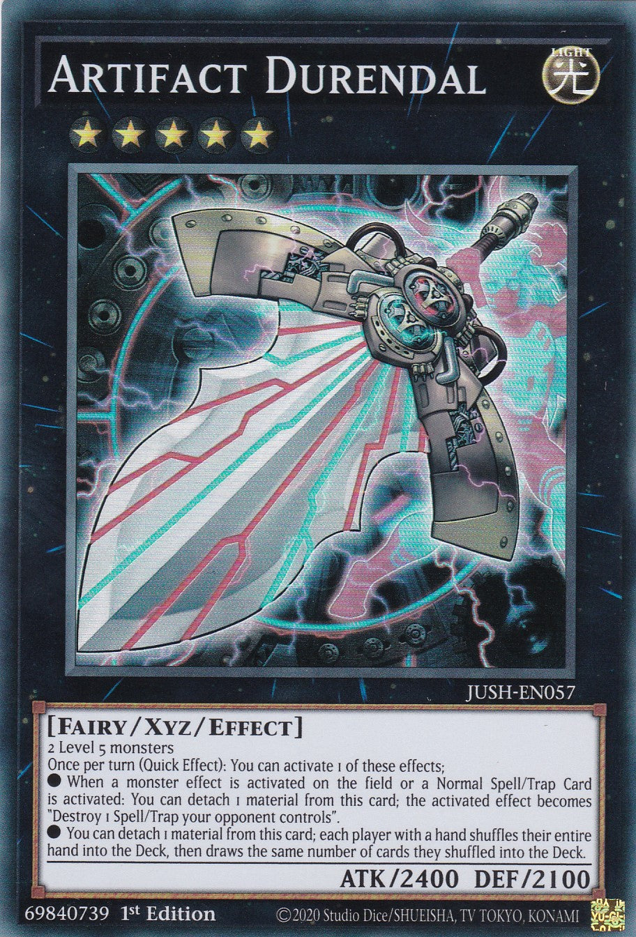 Artifact Durendal - JUSH-EN057 - Super Rare - Englisch - 1. Auflage - Justice Hunters
