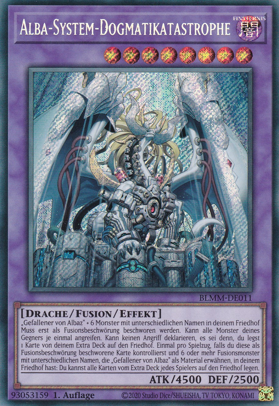 Alba System Dogmatikatastrophe - BLMM-DE011 - Secret Rare - 1. Auflage - Deutsch - Battles of Legend: Monster Mayhem