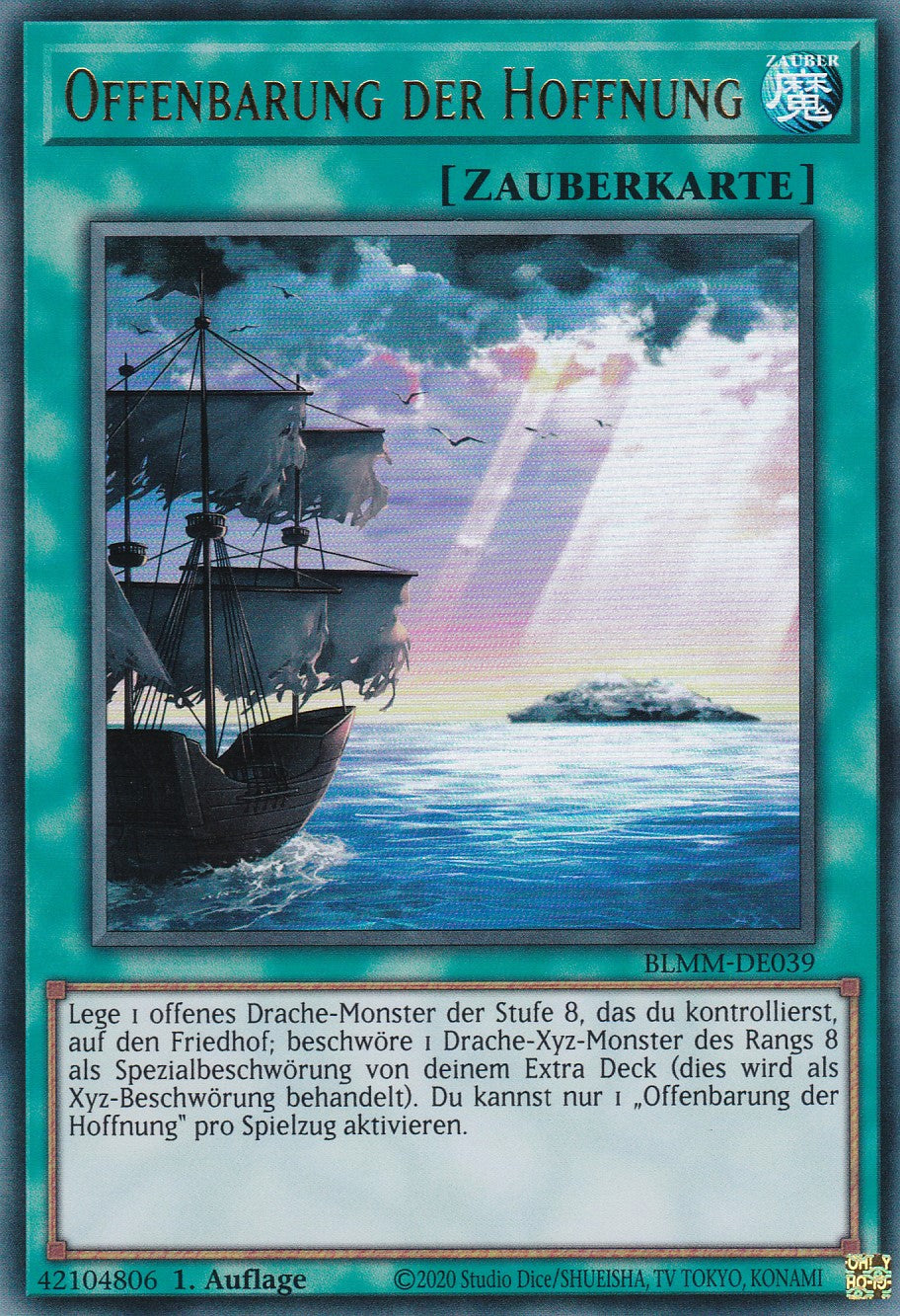Offenbarung der Hoffnung - BLMM-DE039 - Ultra Rare - 1. Auflage - Deutsch - Battles of Legend: Monster Mayhem
