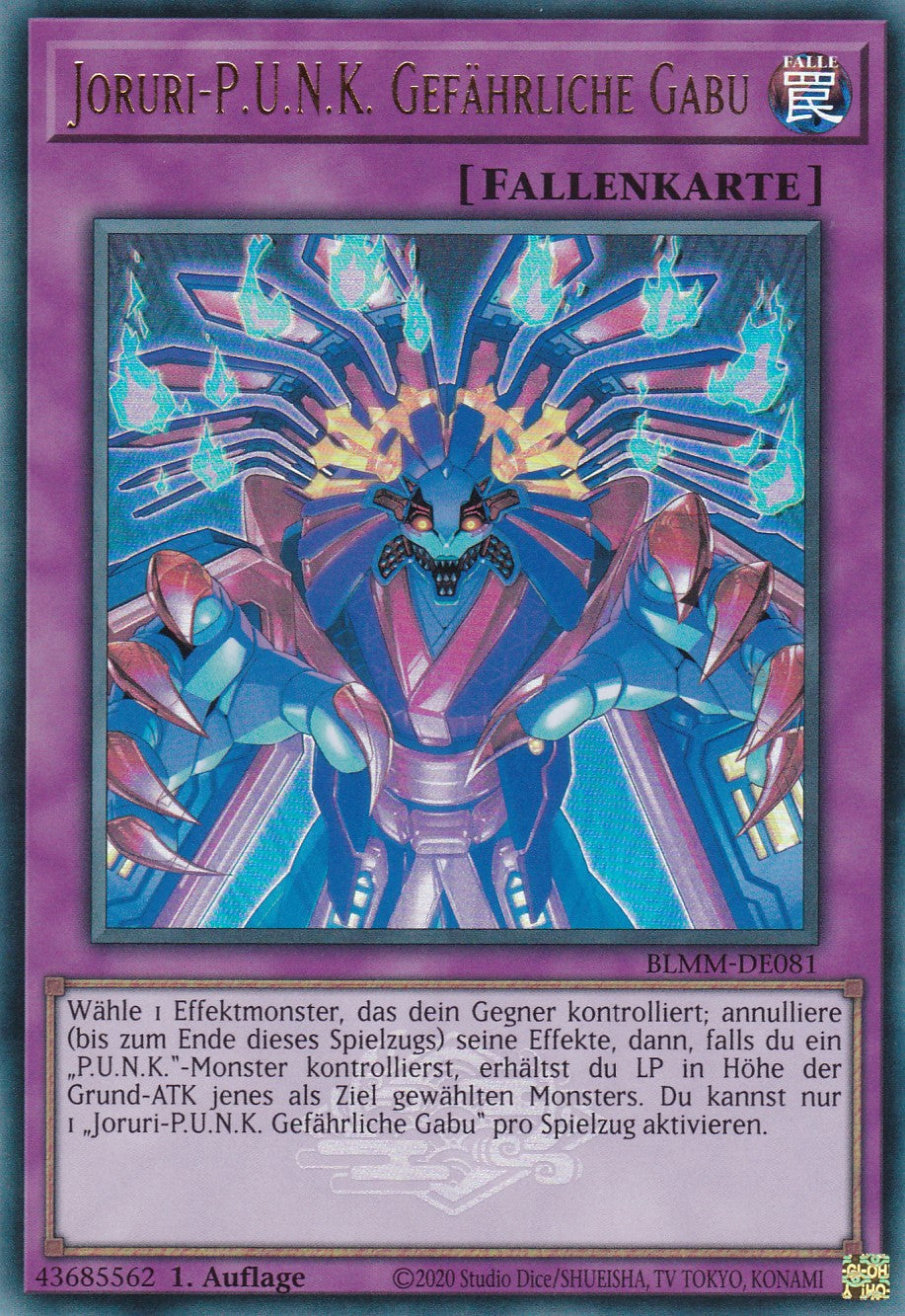 Joruri-P.U.N.K. Gefährliche Gabu - BLMM-DE081 - Ultra Rare - 1. Auflage - Deutsch - Battles of Legend: Monster Mayhem