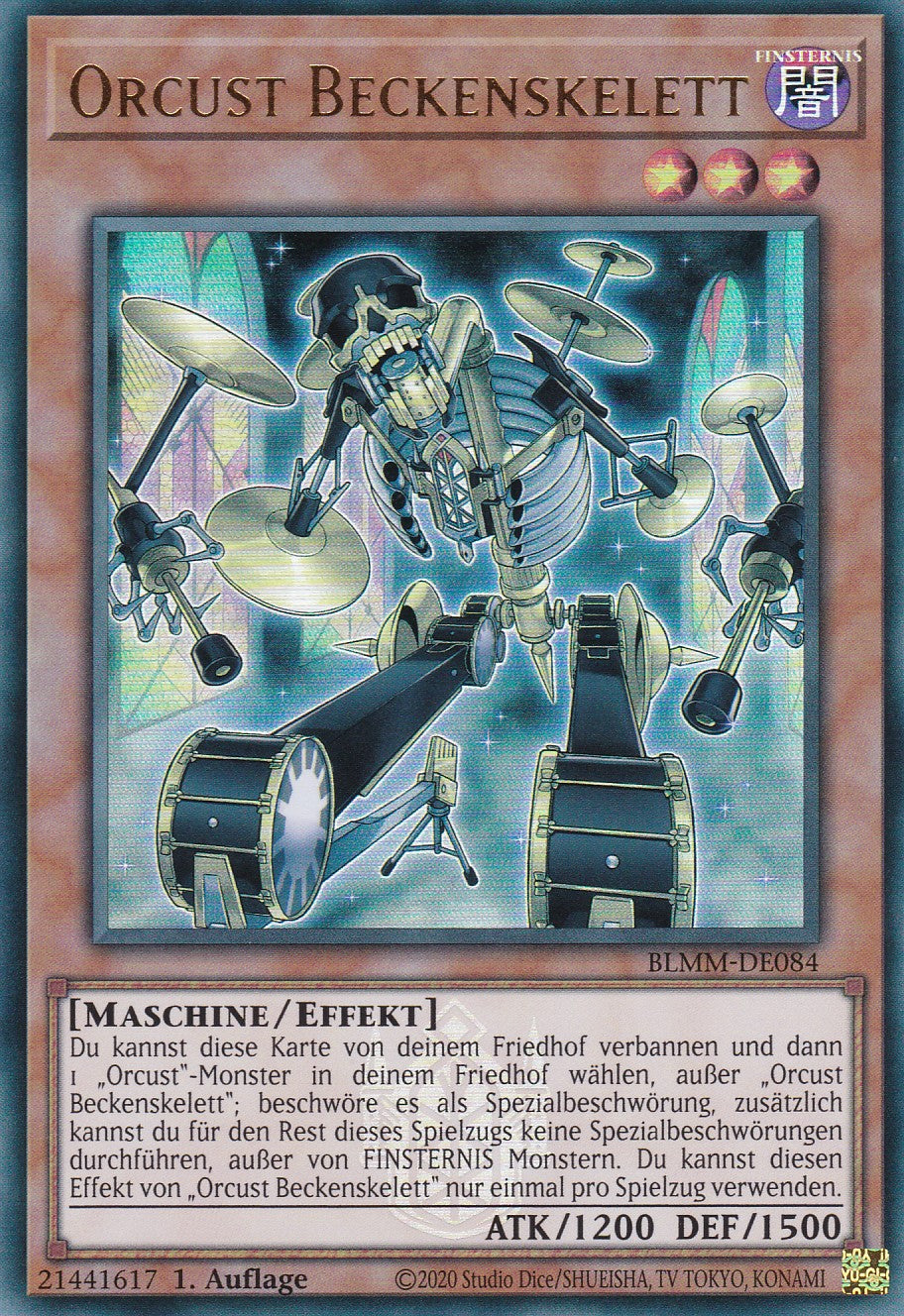 Orcust Beckenskelett - BLMM-DE084 - Ultra Rare - 1. Auflage - Deutsch - Battles of Legend: Monster Mayhem