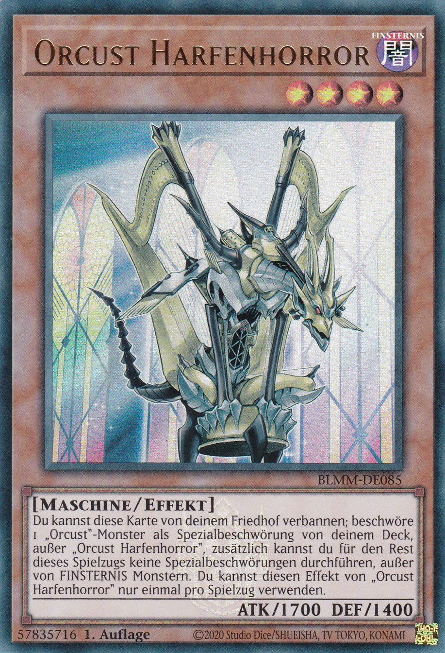Orcust Harfenhorror - BLMM-DE085 - Ultra Rare - 1. Auflage - Deutsch - Battles of Legend: Monster Mayhem