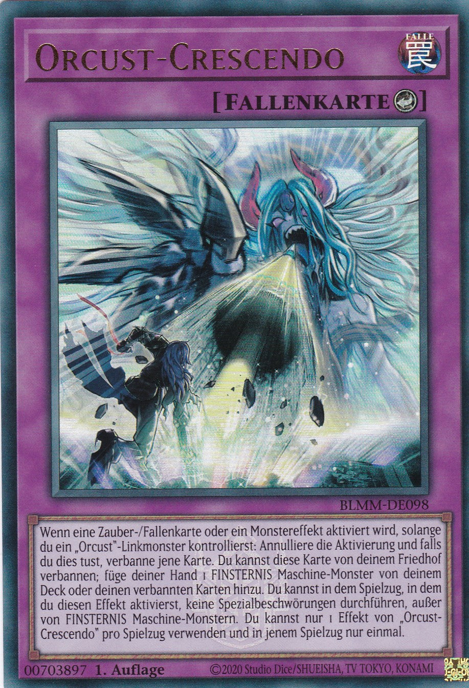 Orcust-Crescendo - BLMM-DE098 - Ultra Rare - 1. Auflage - Deutsch - Battles of Legend: Monster Mayhem