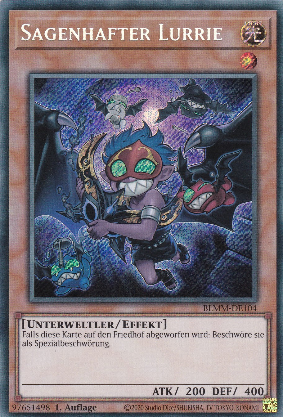 Sagenhafter Lurrie - BLMM-DE104 - Secret Rare - 1. Auflage - Deutsch - Battles of Legend: Monster Mayhem