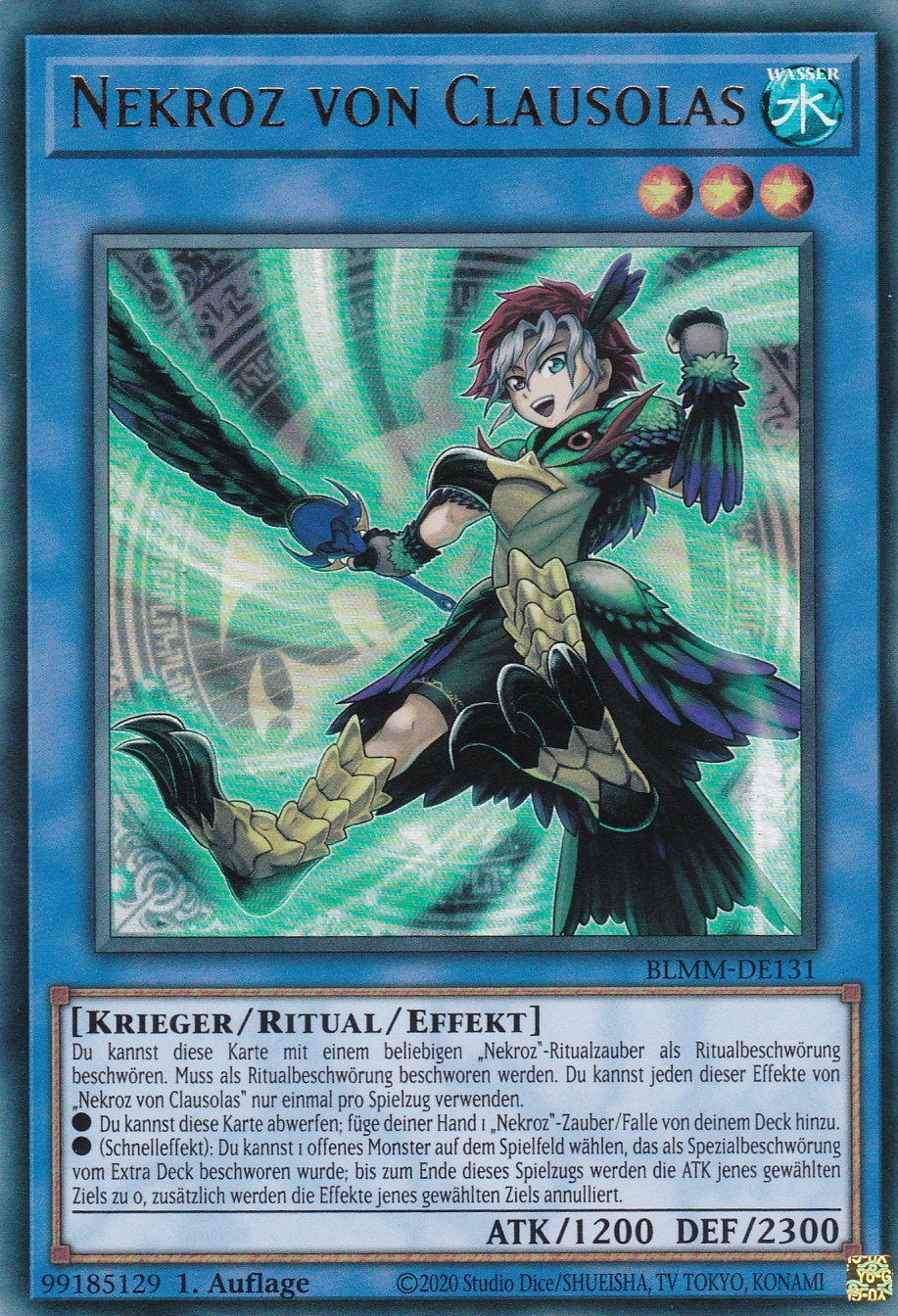 Nekroz von Clausolas - BLMM-DE131 - Ultra Rare - 1. Auflage - Deutsch - Battles of Legend: Monster Mayhem