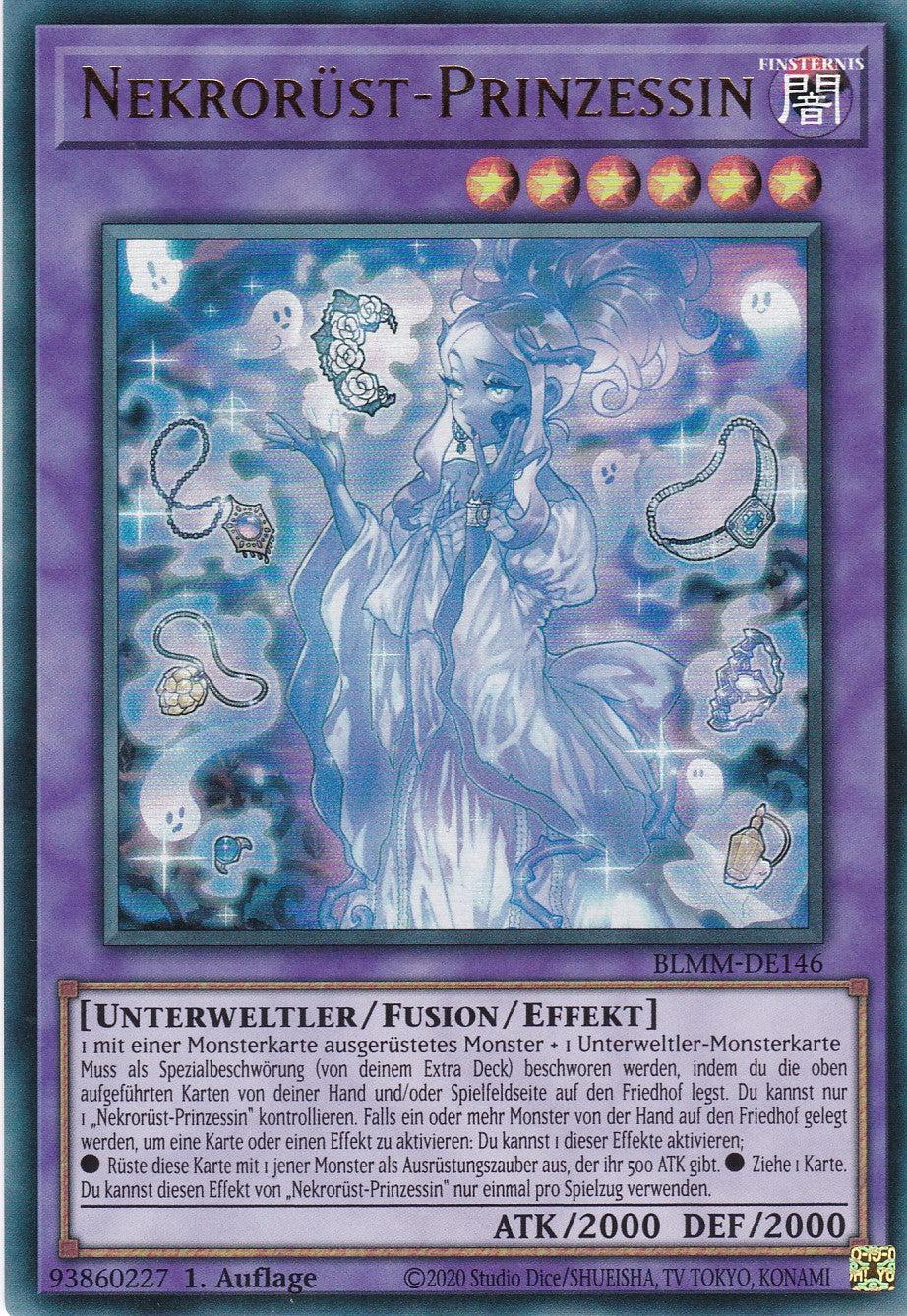 Nekrorüst-Prinzessin - BLMM-DE146 - Ultra Rare - 1. Auflage - Deutsch - Battles of Legend: Monster Mayhem