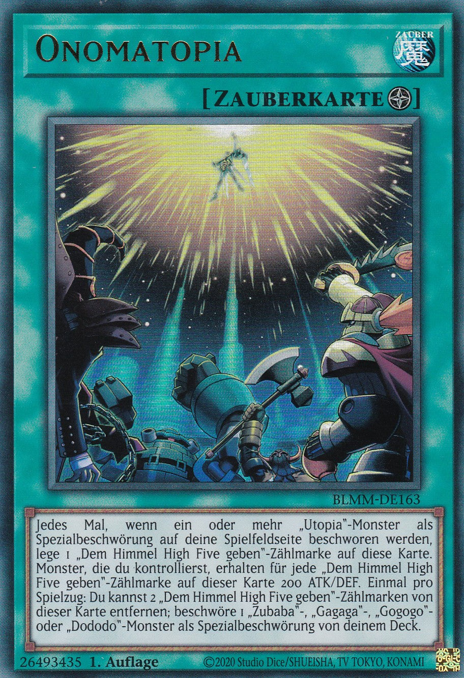 Onomatopia - BLMM-DE163 - Ultra Rare - 1. Auflage - Deutsch - Battles of Legend: Monster Mayhem