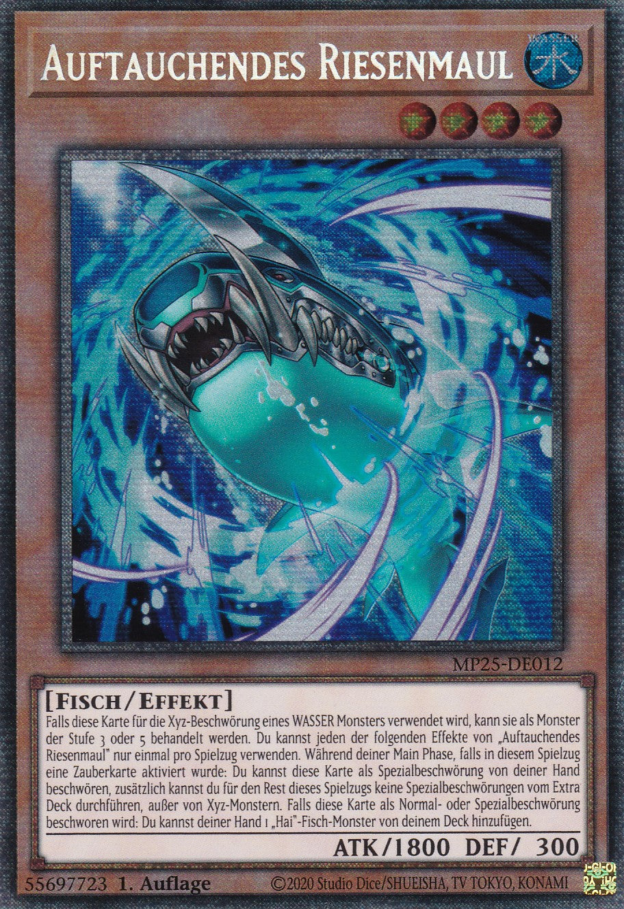 Auftauchendes Riesenmaul – MP25-DE012 – Starlight Rare – 1. Auflage – Deutsch – 2025 Mega-Pack Tin