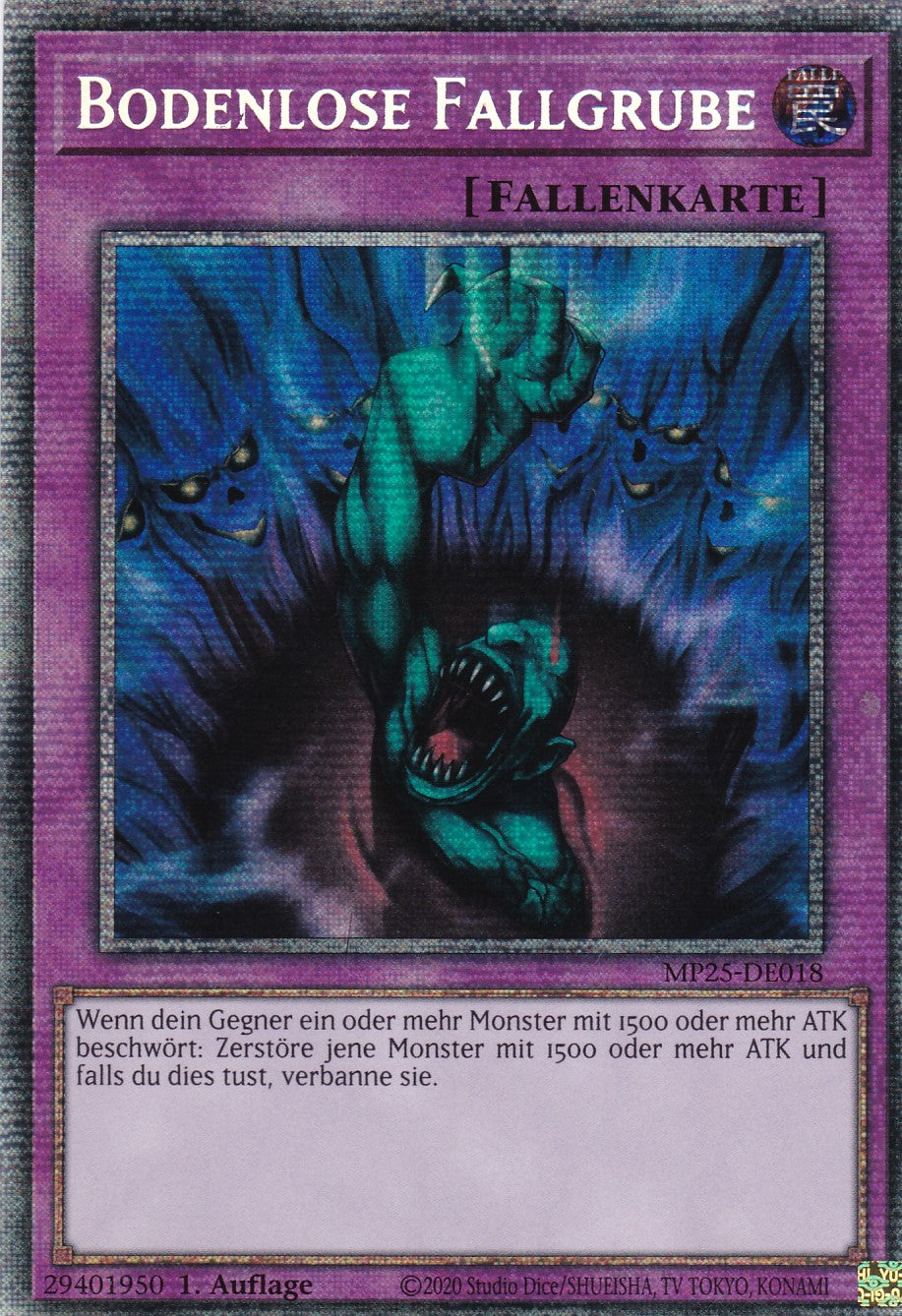 Bodenlose Fallgrube – MP25-DE018 – Starlight Rare – 1. Auflage – Deutsch – 2025 Mega-Pack Tin