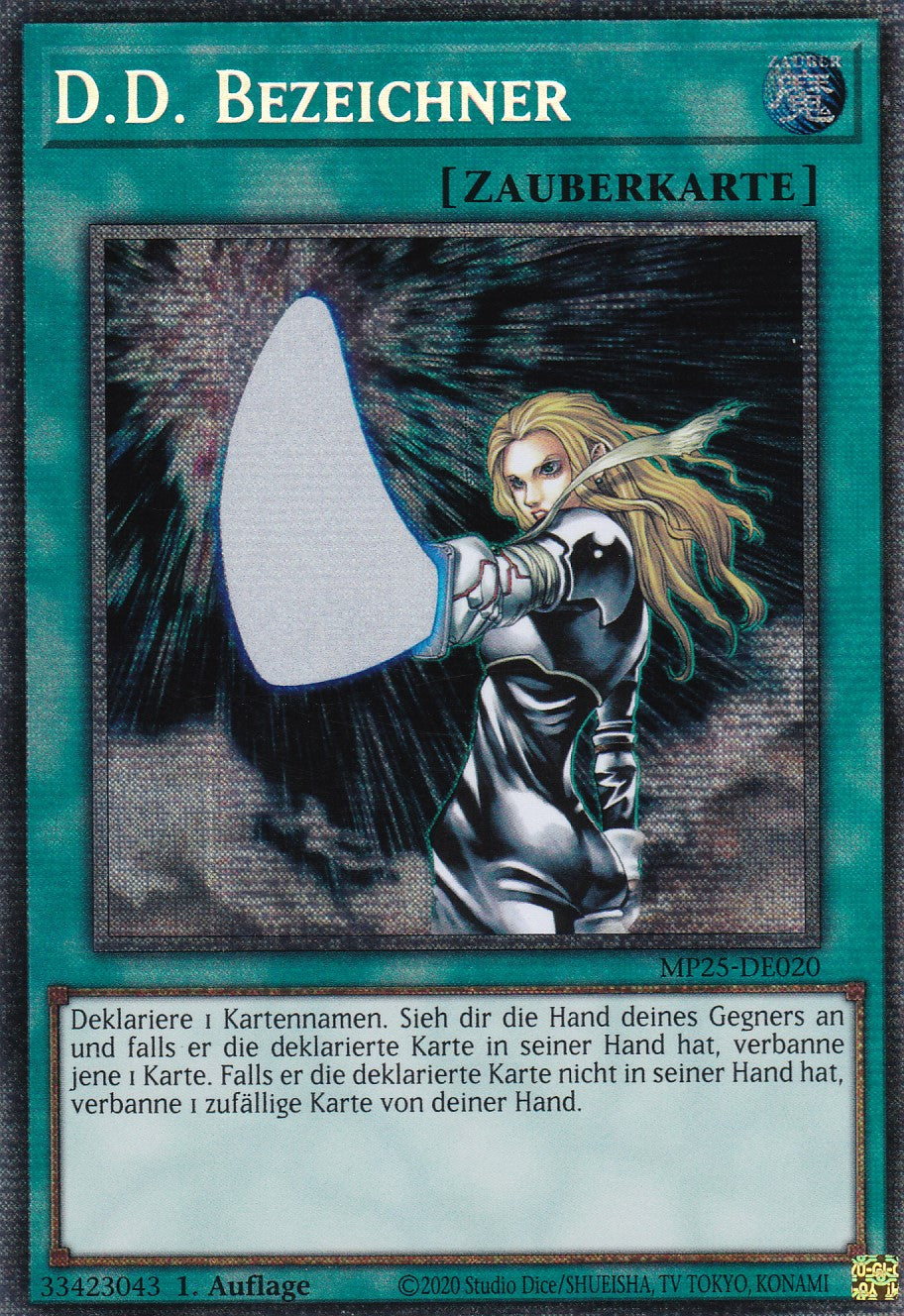 D.D. Bezeichner – MP25-DE020 – Starlight Rare – 1. Auflage – Deutsch – 2025 Mega-Pack Tin