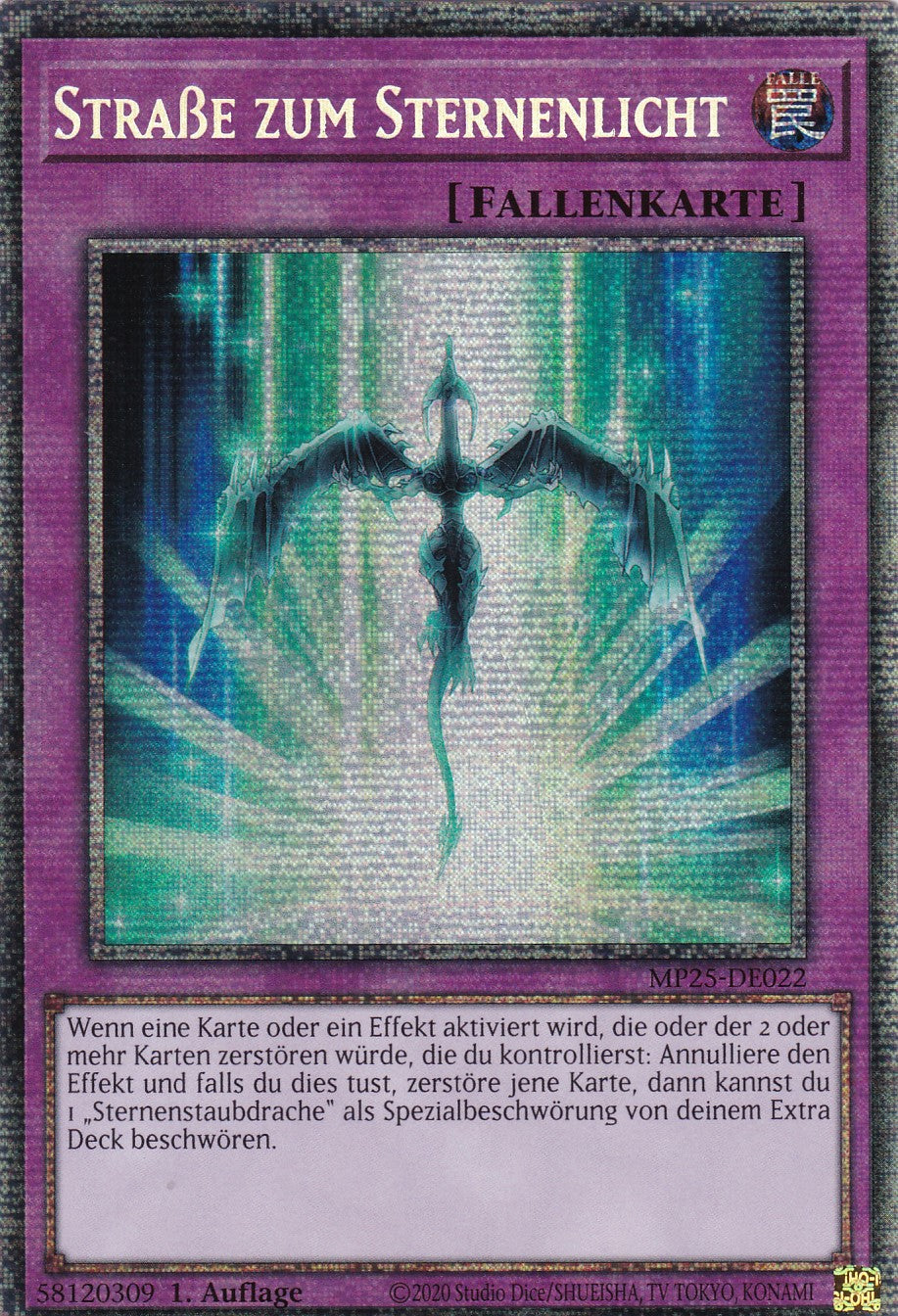 Straße zum Sternenlicht – MP25-DE022 – Starlight Rare – 1. Auflage – Deutsch – 2025 Mega-Pack Tin