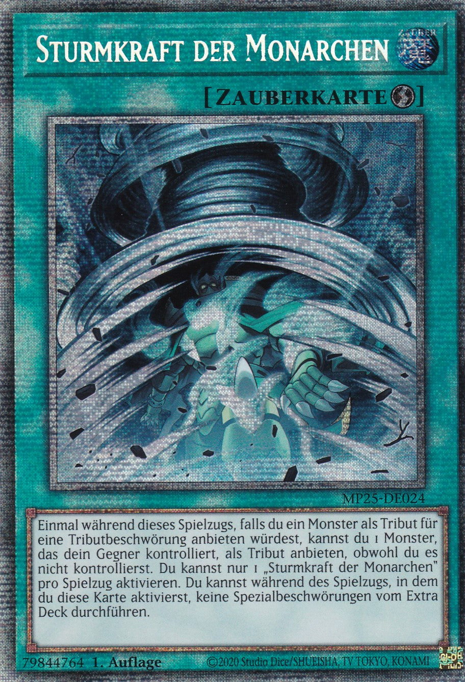 Sturmkraft der Monarchen – MP25-DE024 – Starlight Rare – 1. Auflage – Deutsch – 2025 Mega-Pack Tin