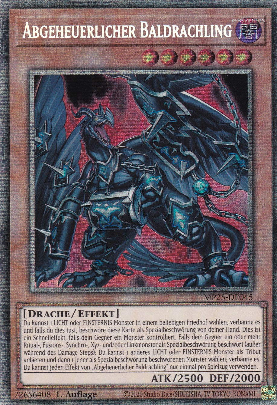 Abgeheuerlicher Baldrachling – MP25-DE045 – Starlight Rare – 1. Auflage – Deutsch – 2025 Mega-Pack Tin