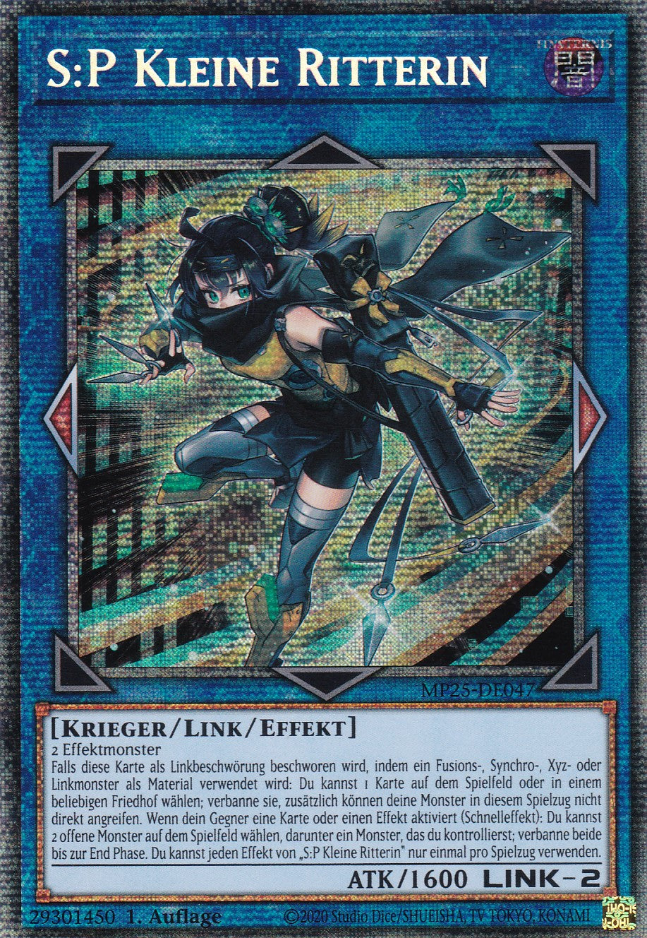 S:P Kleine Ritterin – MP25-DE047 – Starlight Rare – 1. Auflage – Deutsch – 2025 Mega-Pack Tin