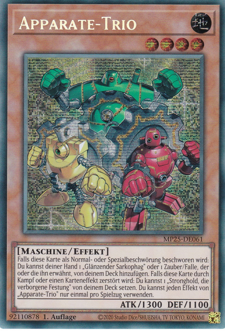 Apparat - Trio – MP25-DE061 – Secret Rare – 1. Auflage – Deutsch – 2025 Mega-Pack Tin