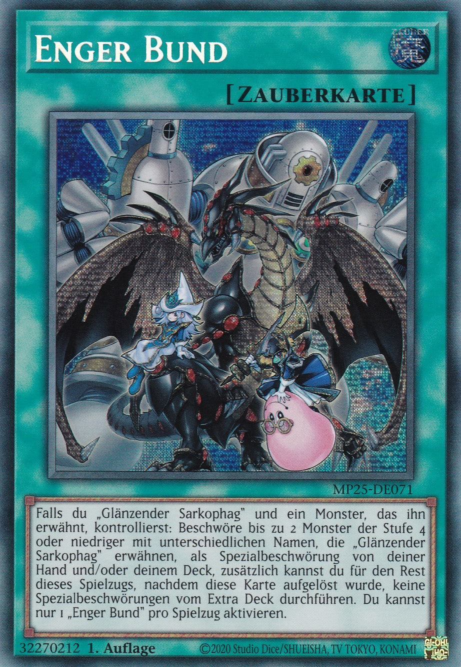 Enger Bund – MP25-DE071 – Secret Rare – 1. Auflage – Deutsch – 2025 Mega-Pack Tin