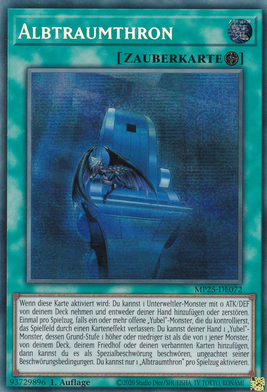 Albtraumthron – MP25-DE072 – Secret Rare – 1. Auflage – Deutsch – 2025 Mega-Pack Tin