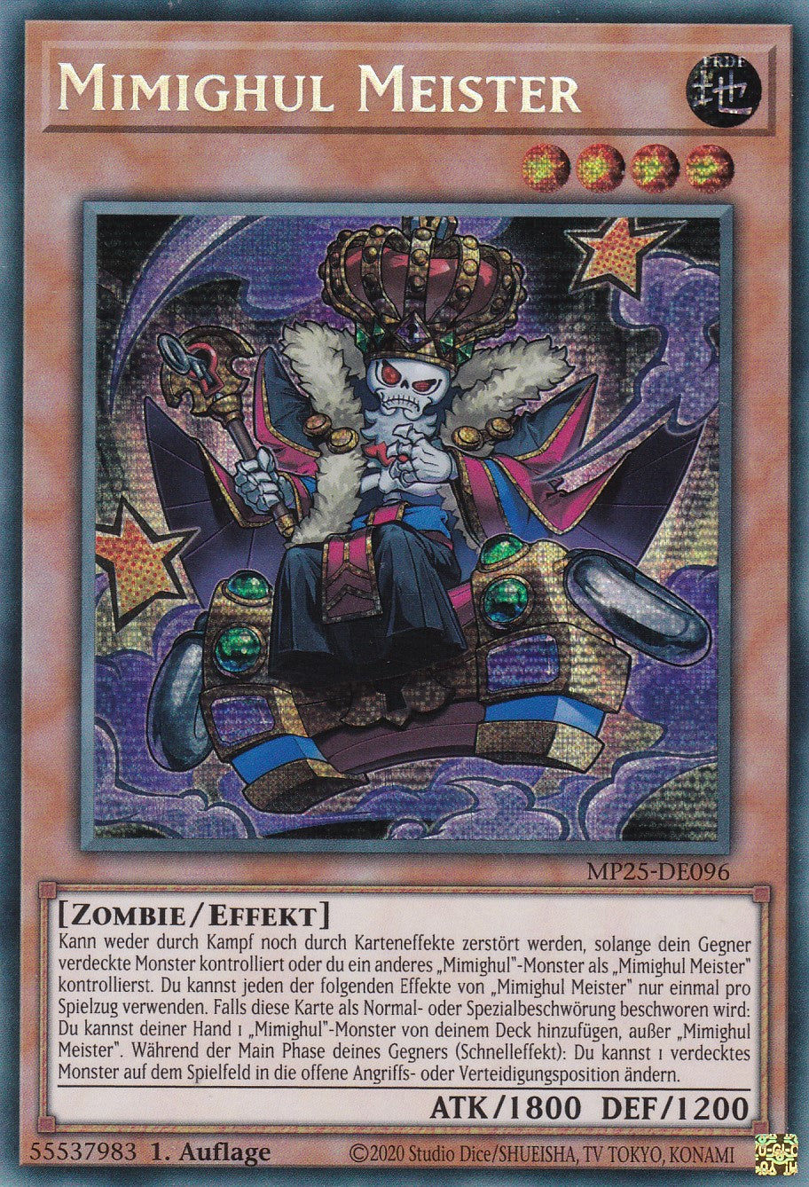 Mimighul Meister – MP25-DE096 – Secret Rare – 1. Auflage – Deutsch – 2025 Mega-Pack Tin