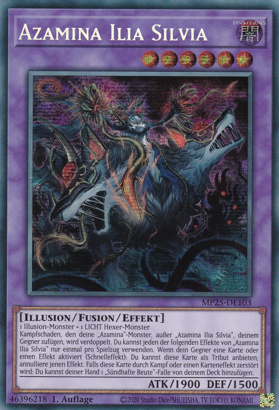 Azamina Ilia Silvia – MP25-DE103 – Secret Rare – 1. Auflage – Deutsch – 2025 Mega-Pack Tin