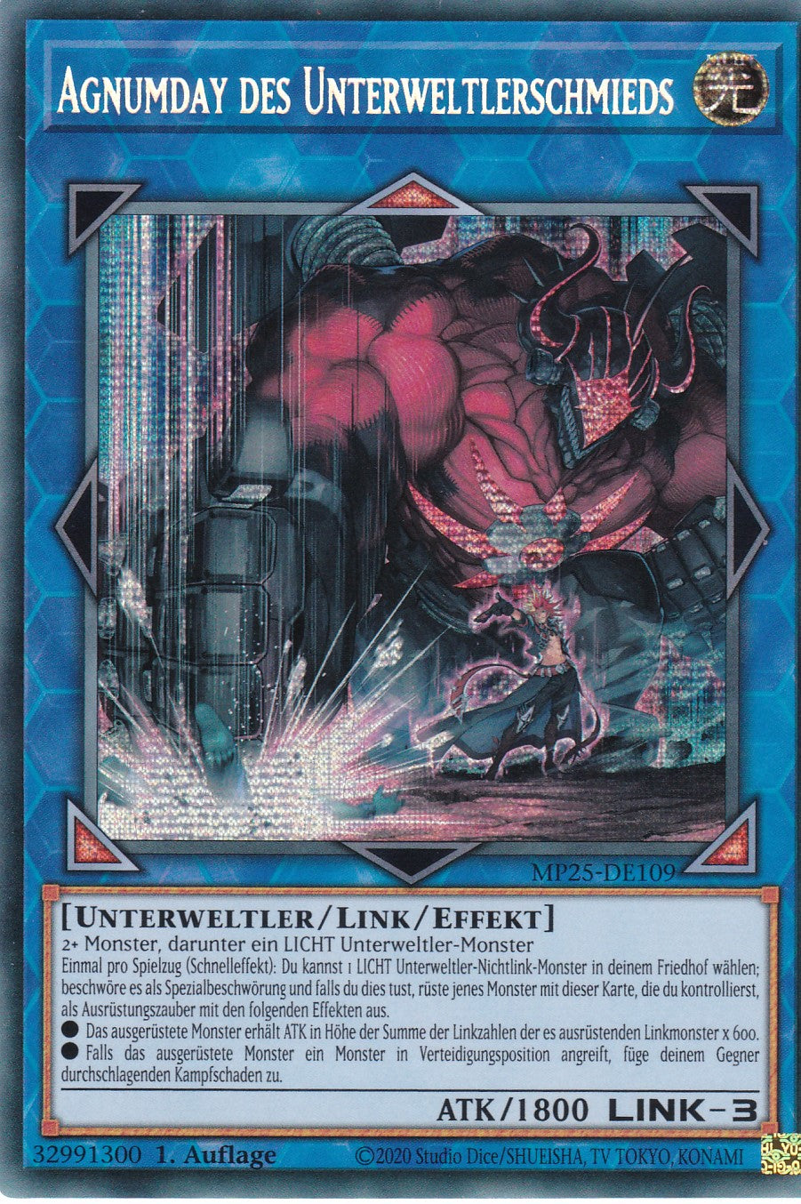 Agnuday der Unterweltlerschmied – MP25-DE109 – Secret Rare – 1. Auflage – Deutsch – 2025 Mega-Pack Tin