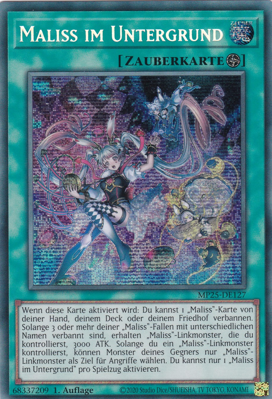Maliss im Untergrund – MP25-DE127 – Secret Rare – 1. Auflage – Deutsch – 2025 Mega-Pack Tin
