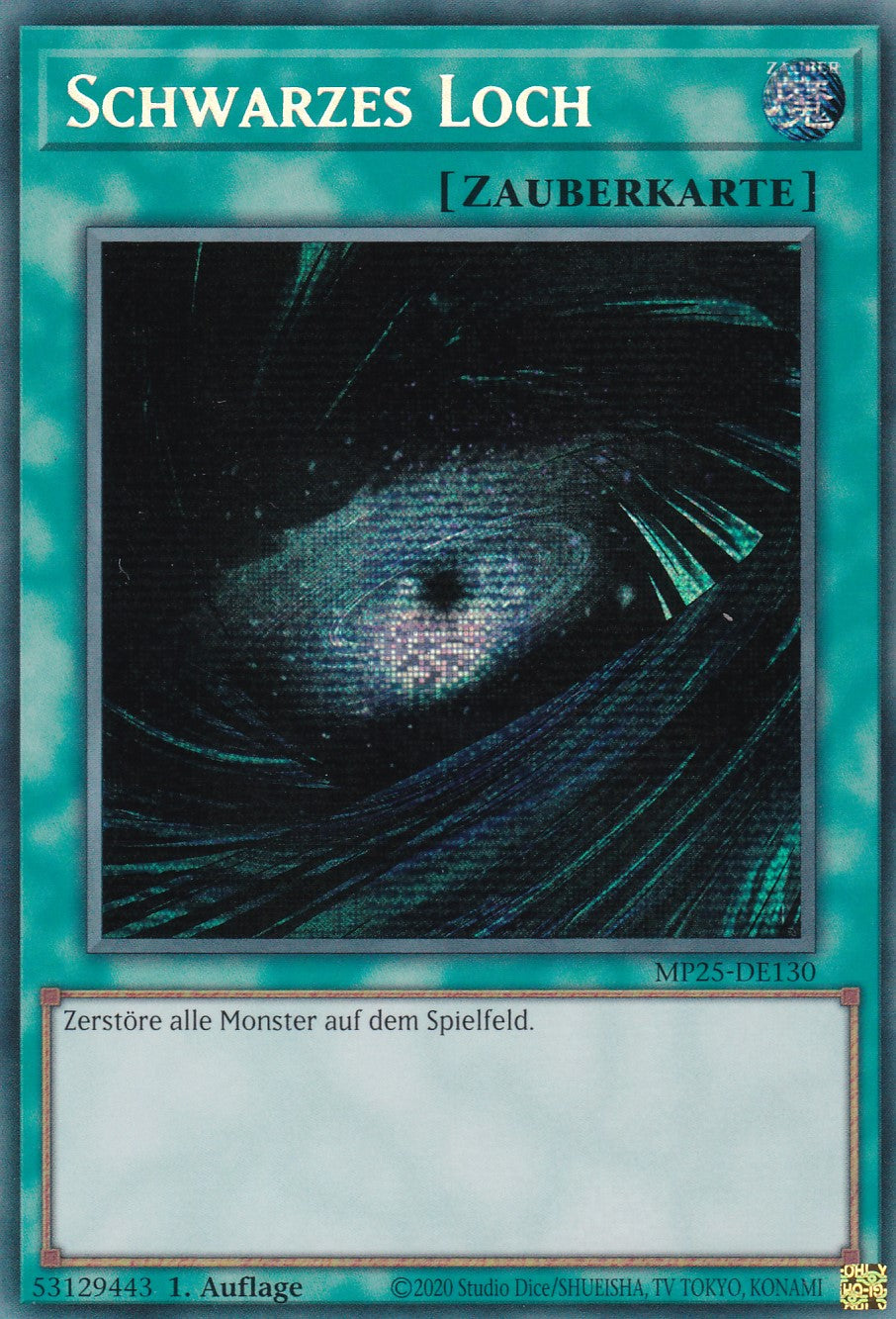 Schwarzes Loch – MP25-DE130 – Secret Rare – 1. Auflage – Deutsch – 2025 Mega-Pack Tin