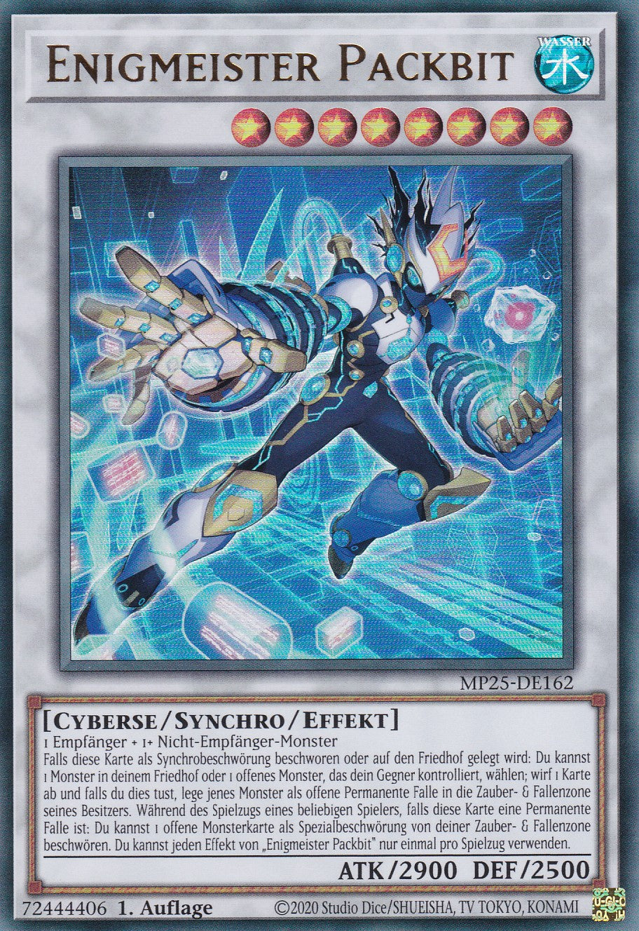 Enigmeister Packbit – MP25-DE162 – Ultra Rare – 1. Auflage – Deutsch – 2025 Mega-Pack Tin